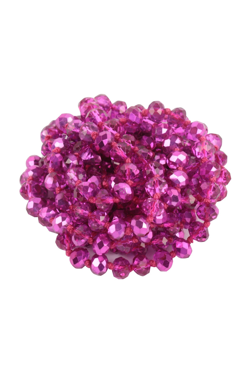 Fuchsia 2 Longline Hand Knotted Necklace  - Pack of 6