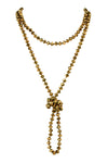 Gold Longline Hand Knotted Necklace - Pack of 6