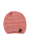 Fuchsia Knitted Beanie - Pack of 6