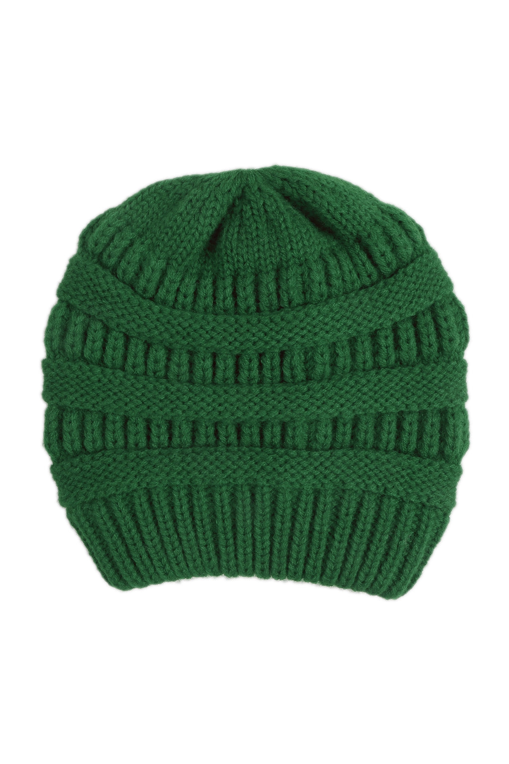 Green Knitted Beanie - Pack of 6
