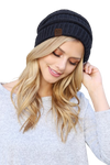 Navy Knitted Beanie - Pack of 6
