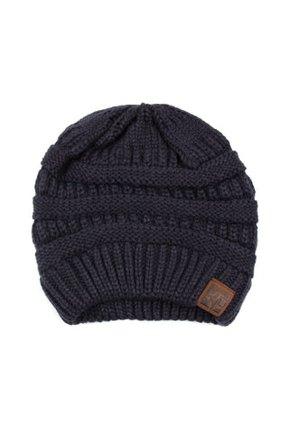 Fuchsia Knitted Beanie - Pack of 6