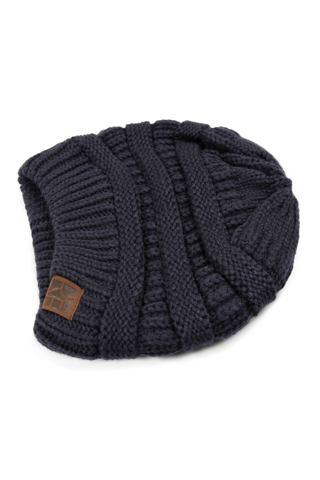 Navy Knitted Beanie - Pack of 6
