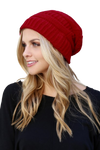 Red Knitted Beanie - Pack of 6