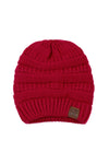 Fuchsia Knitted Beanie - Pack of 6