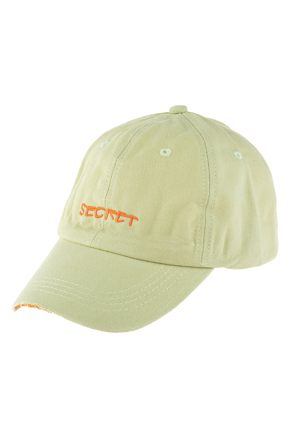 Secret Embroidered Cap Mint - Pack of 6