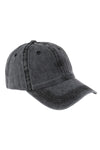 Acid Washed Baseball Cap Gray - Pack of 6