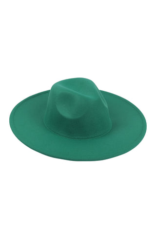 Solid Panama Hat Turquoise - Pack of 6