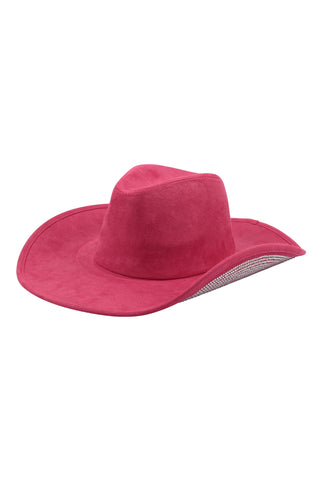 Solid Panama Hat Burgundy - Pack of 6