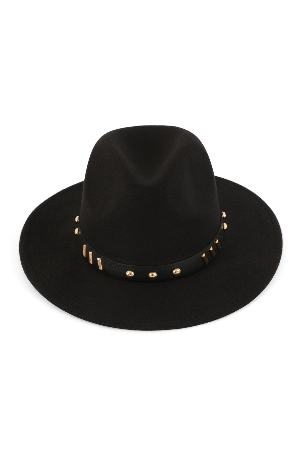 Fedora Classic Hat with Vintage Leather Band Black - Pack of 6