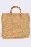 6211 Ivory Bamboo Tote Bag - Pack of 3