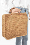 6211 Ivory Bamboo Tote Bag - Pack of 3