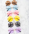 Single Color Sunglasses - M19294AP-Gold/Purple Combo - Pack of 6 - $2.5/piece