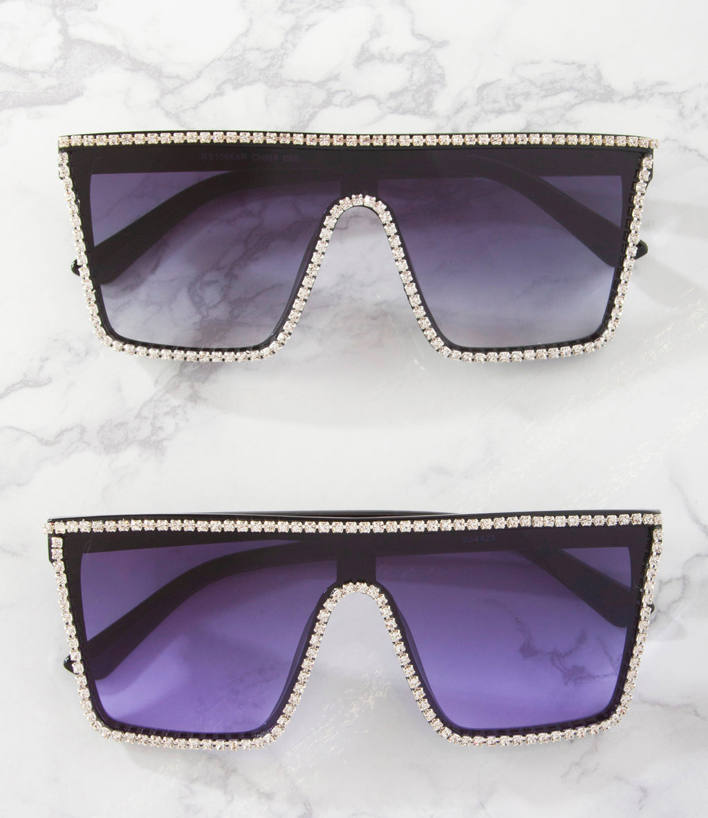 Wholesale Sunglasses 2023 luxury fashion square sunglasses blue