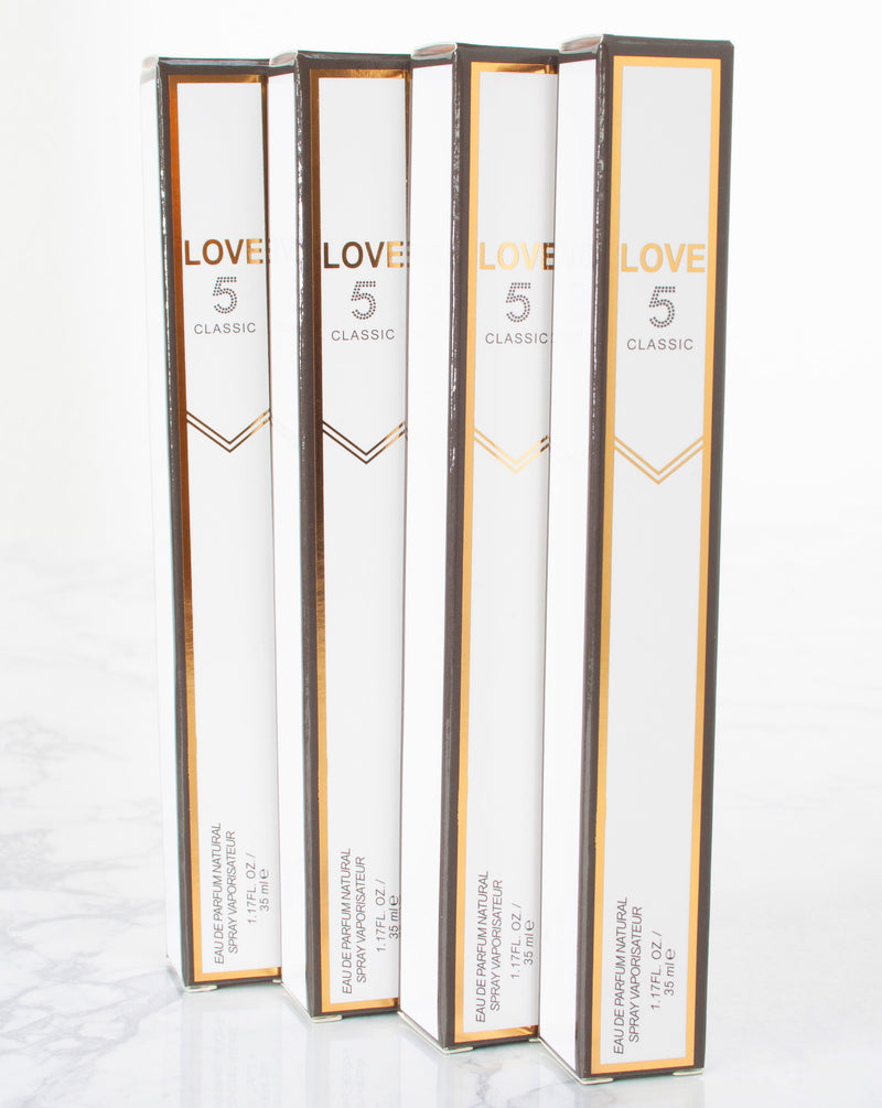 Classic Love 5 Women Travel Size - Pack of 4