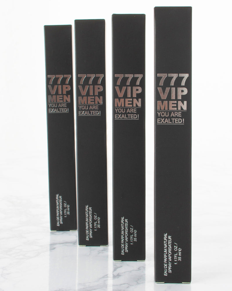 777 VIP Men Travel Size  Fragrances - Pack of 4