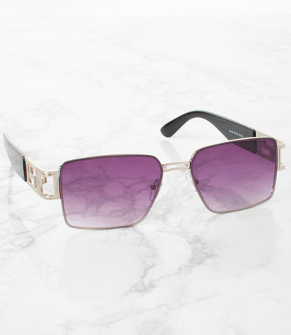 Single Color Sunglasses - P20419AP/MC-GOLD-TO-PURPLE - Pack of 6 - $3.50/piece