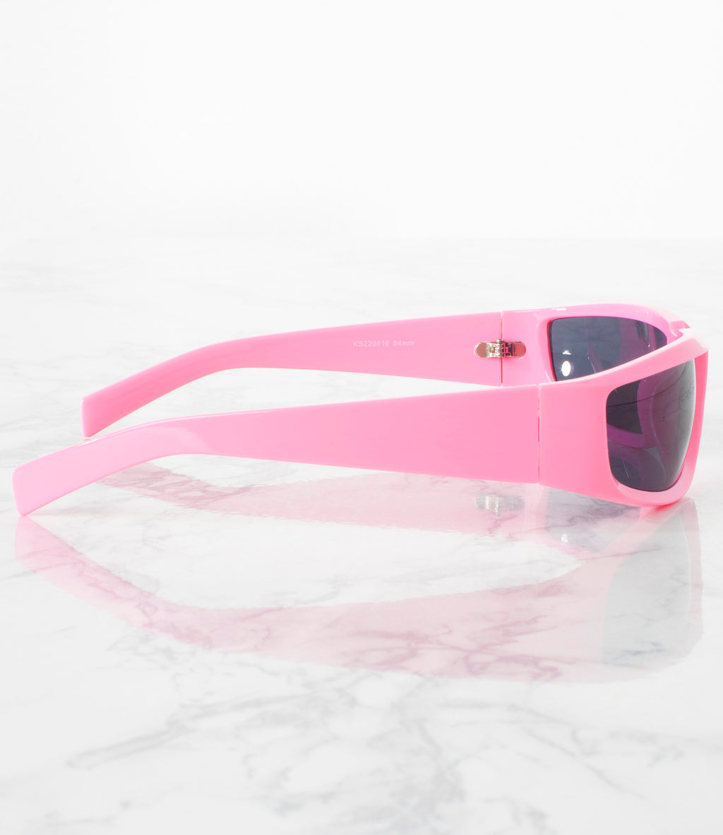 Single Color Sunglasses - KS220516-PINK - Pack of 6 - $2.50/piece