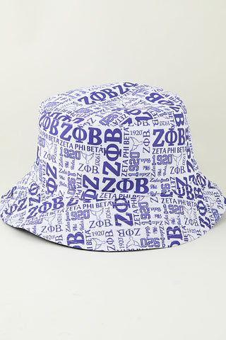 Check Flower Print Fashion Bucket Hat Orange - Pack of 6