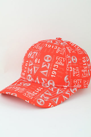 Check Flower Print Fashion Bucket Hat Orange - Pack of 6