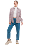 Classic Vintage Wash Women Denim Jackets Dark Blue - Pack of 6