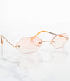 Single Color Sunglasses - M030APRS-PINK - Pack of 6 - $3.50/piece