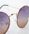 Single Color Sunglasses - M16139MC-GOLD-TO-PURPLE - Pack of 6 - $3.50/piece