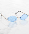 Single Color Sunglasses - M1630CP-BLUE - Pack of 6 - $3.50/piece