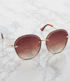 Single Color Sunglasses - M19132AP-BROWN- Pack of 6 - $4/piece