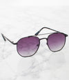 Single Color Sunglasses - M20272AP-BLACK - Pack of 6 - $4.5/piece