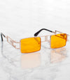 Single Color Sunglasses - M21233SD-ORANGE- Pack of 6 - $4/piece