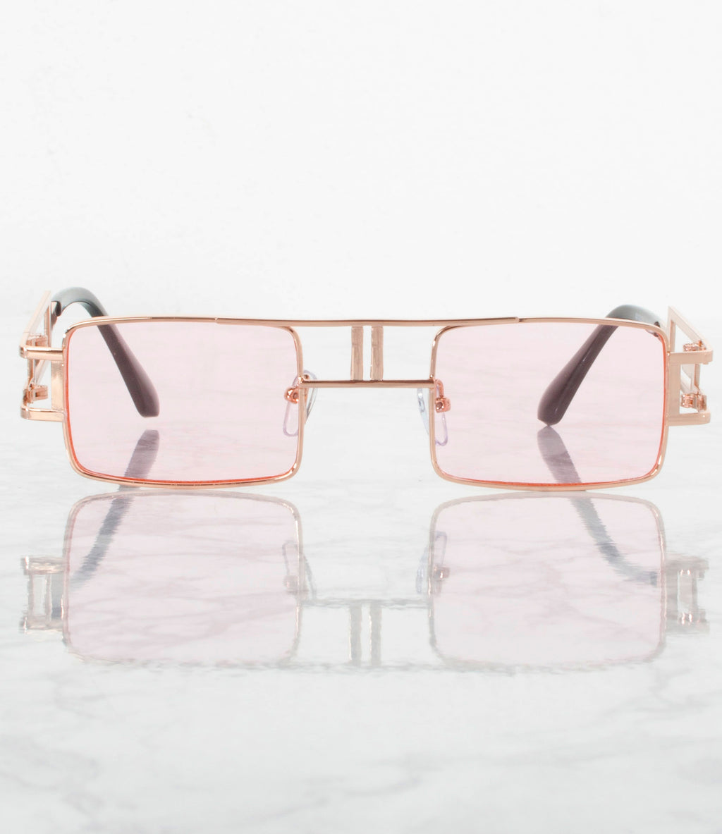 Single Color Sunglasses - M21233SD-PINK- Pack of 6 - $4/piece