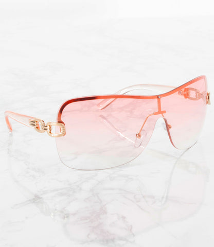 Single Color Sunglasses - MP20012AP-WHT - Pack of 6 - $3/piece