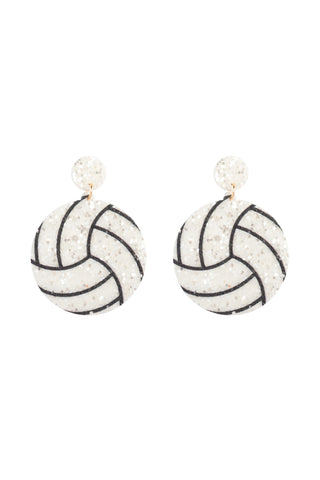 Rondelle Beads Round Post Earrings Ivory - Pack of 6