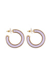 Wire Hoop Earrings Matte Gold - Pack of 6