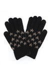 Argyle Knit Smart Touch Gloves Rust - Pack of 6