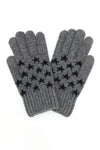 Stitch Fur Cuff Smart Gloves Gray  - Pack of 6