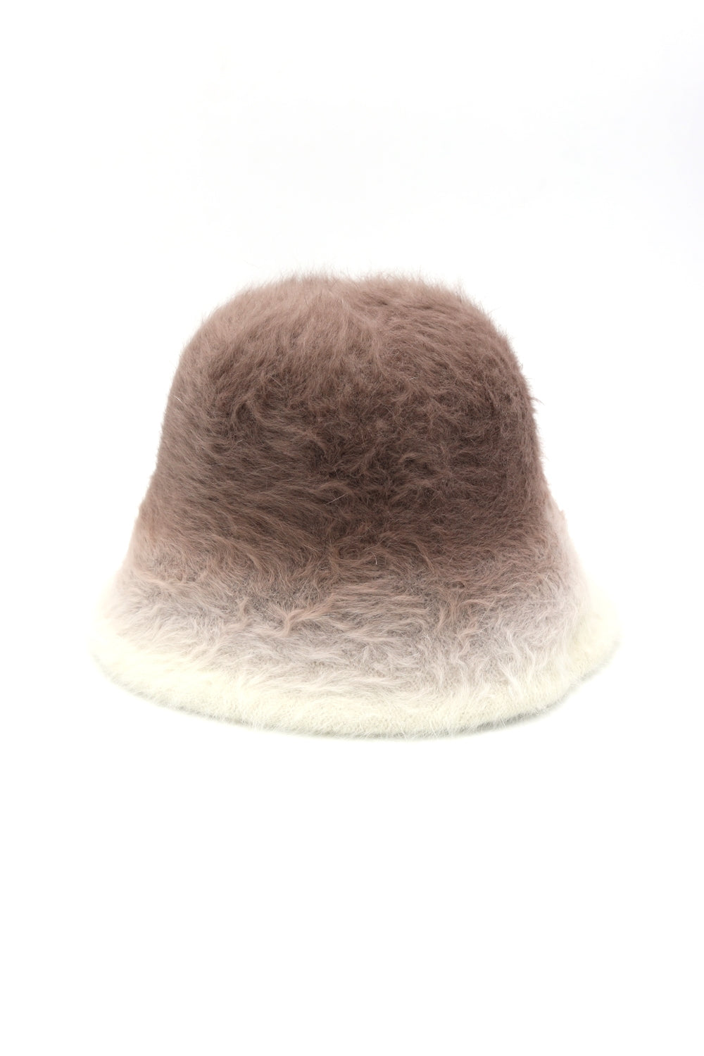 Gradient Color Fuzzy Bucket Hat Brown - Pack of 6