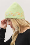 Confetti Solid Beanie Lime - Pack of 6