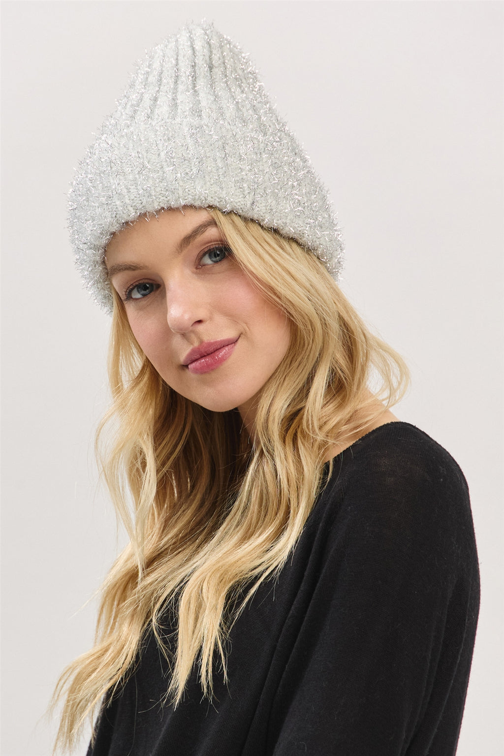 Lurex Beanie Ivory - Pack of 6