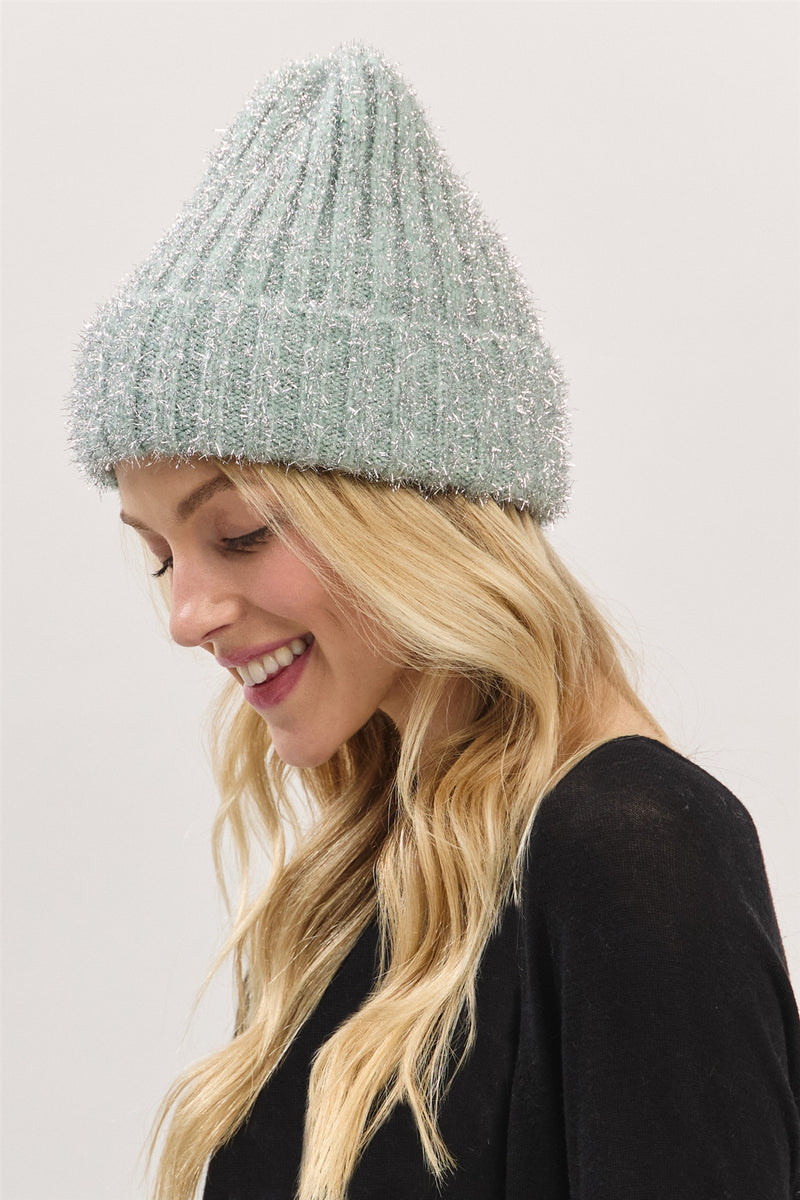 Lurex Beanie Mint - Pack of 6