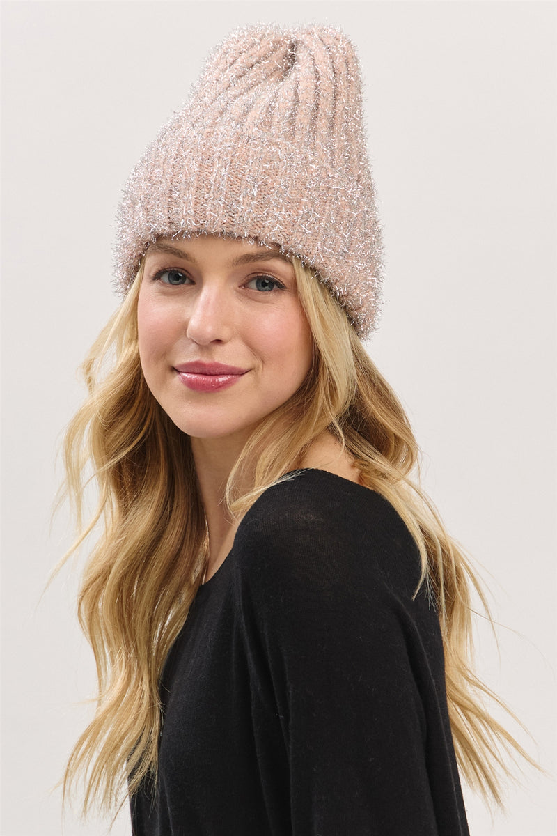 Lurex Beanie Pink - Pack of 6