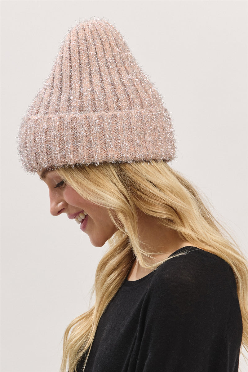 Lurex Beanie Pink - Pack of 6