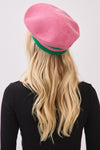 Striped Beret Pink/Green - Pack of 6
