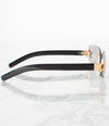 Single Color Sunglasses - MP22476AP-SMOKE - Pack of 6 - $4.25/piece