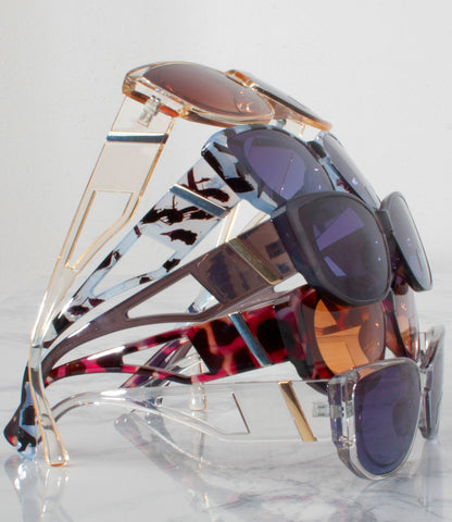 Single Color Sunglasses - HC210361-BLACK- Pack of 6 - $3.75/piece