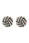 Volleyball Gameday Leather Glitter Drop Earrings - Pack of 6
