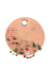 Christmas Santa, Tree, Candy Cane, Post Set Earrings - Pack of 6