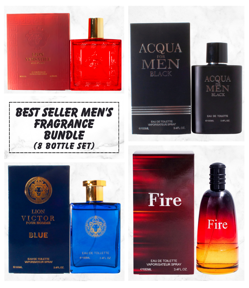 Best Seller Men’s Fragrance Bundle (8 Bottle Set)