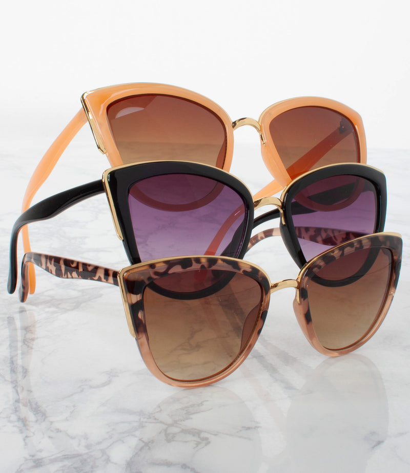 Wholesale Fashion Sunglasses - P00108AP - Pack of 12